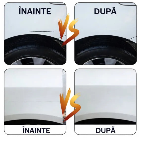 Soluție Reparare Zgârieturi Auto Platinum 20 Secunde, Kit 100ml Restaurare Vopsea și Îndepărtare Imperfectiuni, Include Burete Aplicator Special, Efect Polish Manual Profesional