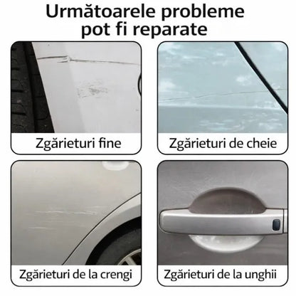 Soluție Reparare Zgârieturi Auto Platinum 20 Secunde, Kit 100ml Restaurare Vopsea și Îndepărtare Imperfectiuni, Include Burete Aplicator Special, Efect Polish Manual Profesional